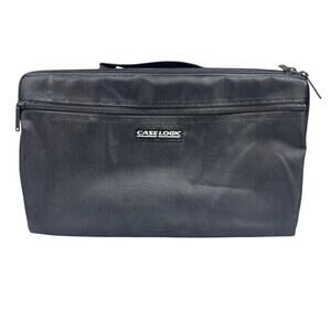 Case Logic Black Hard Shell Audio Cassette Storage Case Holds 30 Tapes